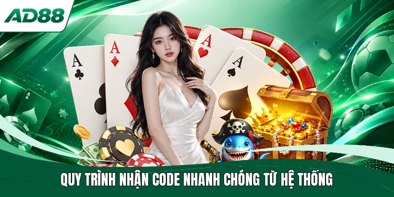 Quy trình nhận code nhanh chóng từ hệ thống